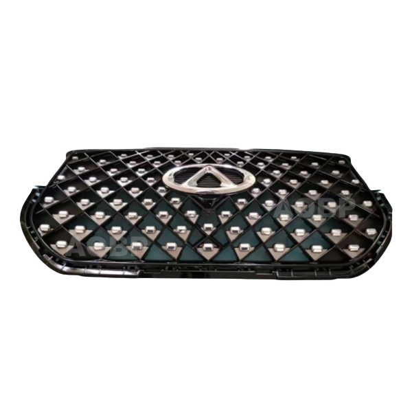 Introduction of front upper bumper, front lower bumper and radiator grille in the Exterior system of TIGGO7 PRO by Asiautos Auto Parts(CHERY Aftermarket Parts Expert)