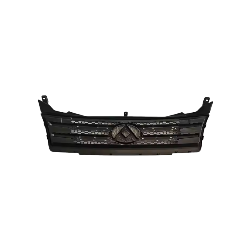 Introduction of front bumper upper grille, front bumper skin, front bumper lower trim panel, and front tow hook cover in the Exterior system of Maxus/LDV V80 by Asiautos Auto Parts(Maxus/LDV Aftermarket Parts Expert)