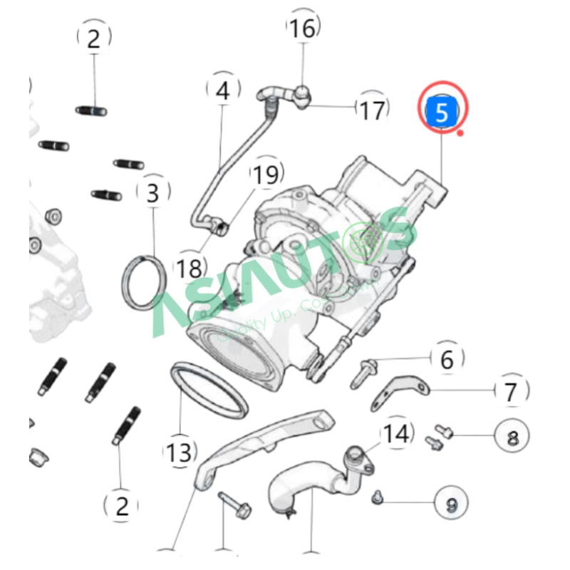 Gm Rox Engine RO1117 | ROX ROX 01 99000183AA Turbocharger 1.5T 2024 Engine System Hi