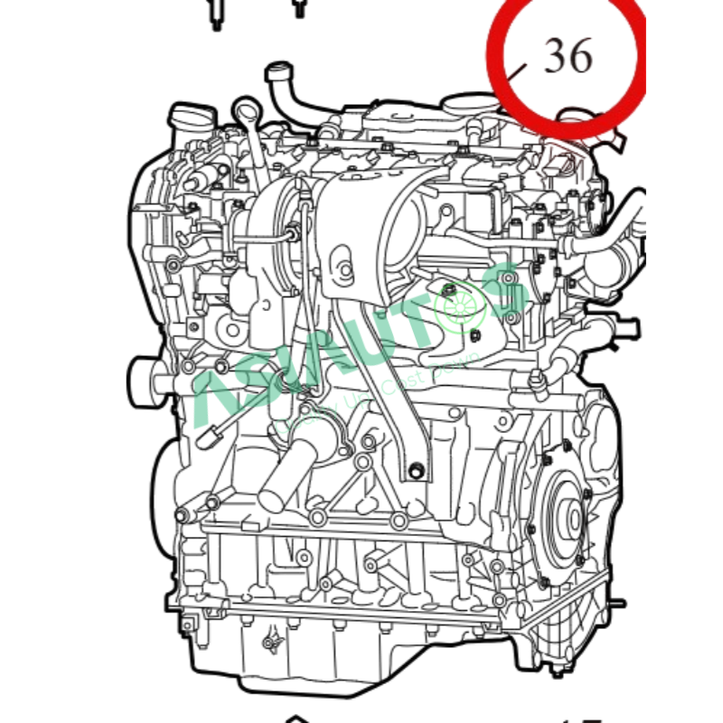 Ldv Engine MAD185 | MAXUS/LDV D90 2.0T Diesel 2022 Engine assembly C00219893 Elec