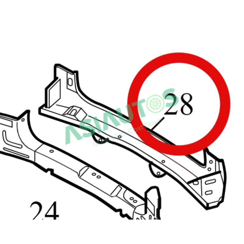 MAD018 | MAXUS/LDV D90 2.0T Diesel 2022 Rear cross member lower plate